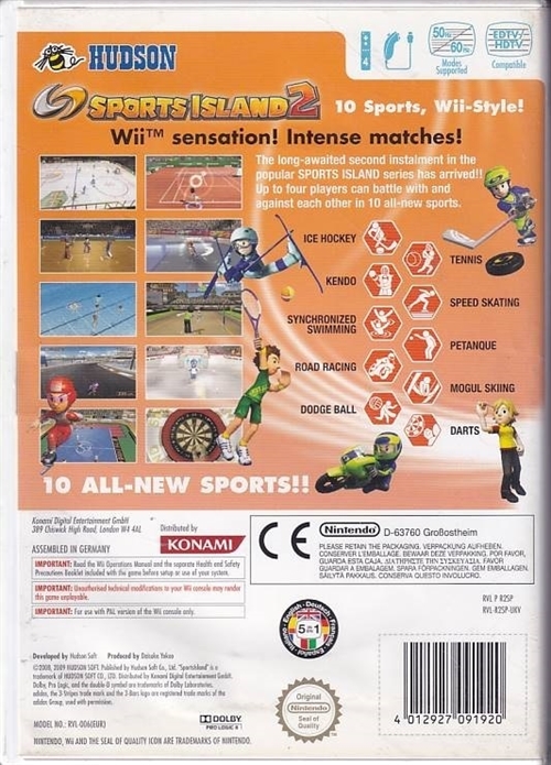 Sports Island 2 - Wii (B Grade) (Genbrug)